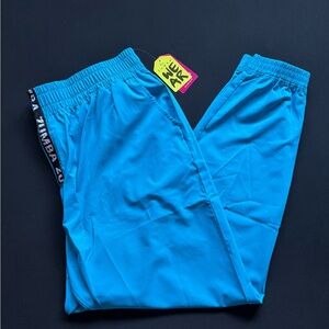 Women Zumba Fired Up Zip Front Track Pants Size XL